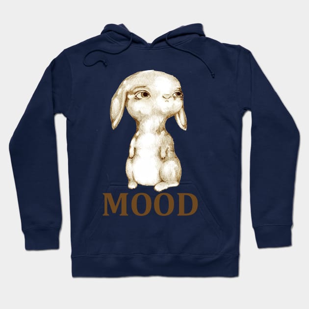 rabbit - 'mood' Hoodie by art official sweetener